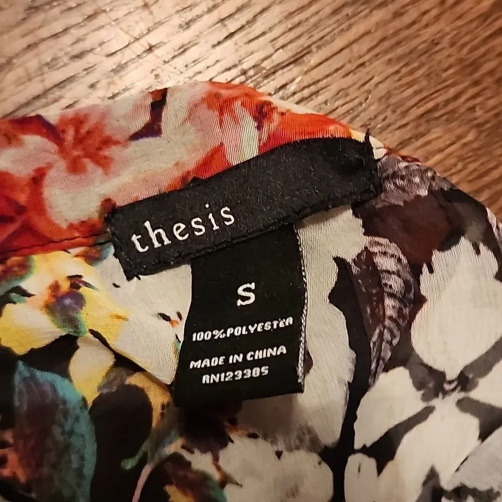 Floral sheer blouse